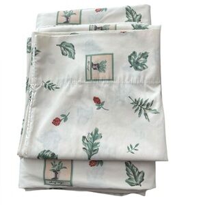 Pfaltzgraff Naturewood king sheet and pillowcases